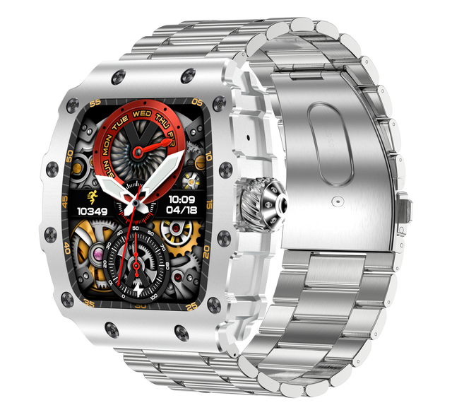 Fashion TK70 Amoled Smart Watch 1.76" 320*385 BT Call 3D Dynamic Dial NFC 100+Sport Mode  IP67 Waterproof Smartwatch