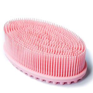BAIFU Baby Care Body Brush Baby Shower <span class=keywords><strong>Silicone</strong></span> per bambini spazzola per capelli morbida pelle Mssager Shampoo pennelli per la pulizia guanti in <span class=keywords><strong>Silicone</strong></span> - Product Image 3