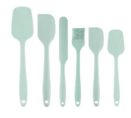 Silicone Spatula Set Kitchen Utensils for Baking Cooking Mixing Heat Resistant Non Stick Cookware Food Grade BPA Free