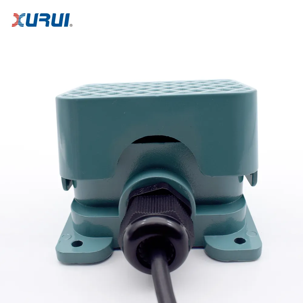 XURUI 10A 110V rutsch fester industrieller Fuß schalter aus selbst verriegeln der Legierung