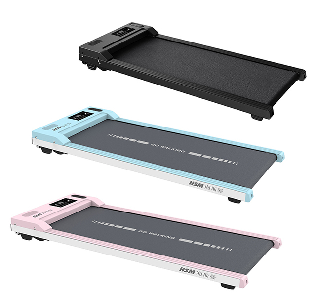 CE,ROhs Under Desk Treadmill 2 in 1,Speed1.0-8.0km,1.25 HP Brushless Electric Folding Treadmill Walking Pad with Remote Control