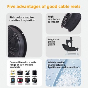 Filamento de Impresión 3D PLA de Fibra de Carbono PT07, 1.75mm de Diámetro, Ecológico, Compatible con Impresoras - Product Image 2