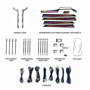 MCX Ambient Car <span class=keywords><strong>Interior</strong></span> Light Car Colorful <span class=keywords><strong>Led</strong></span> Car Music Control con Control remoto para Honda Accord Strap style - Product Image 1