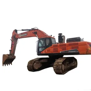 Máquinas pesadas escavadeiras usadas escavadeiras de grande porte usadas máquina importada sul-coreana DX 500 à venda
