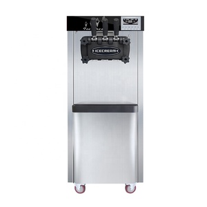 Máquina automática comercial para hacer helados de servicio suave, nuevo uso doméstico, tres sabores, yogur, leche, Chocolate, agua, Motor económico - Product Image 2