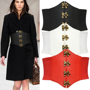 Femmes Steampunk <span class=keywords><strong>Pirate</strong></span> Costumes Corset Ceintures Rétro Boucle Large Taille Cincher <span class=keywords><strong>Ceinture</strong></span> - Product Image 2