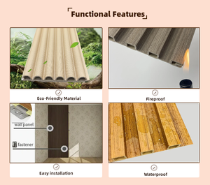 Decoración barata para el hogar Pared de lujo Tableros Uv Tableros de sala de estar Fondo o Panel de madera interior 3D con precio bajo - Product Image 2