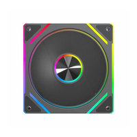 Prism 8PRO 12CM RGB Temperatura controlada PWM Ventilador silencioso Alto flujo de aire 3 pines ARGB Sync CPU Cooling Case para PC High-Rated