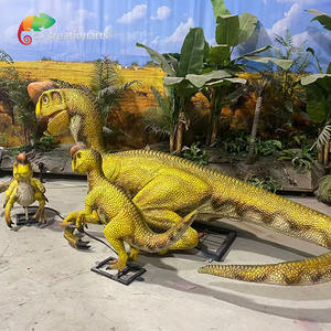Dinosaure qui pond des œufs à commande sensorielle - Modèle de dinosaure animatronique réaliste avec fonctions de marche et de rugissement - Product Image 2