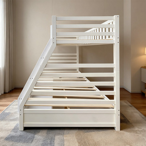 <span class=keywords><strong>Lit</strong></span> superposé multifonctionnel en bois pour enfants et adolescents, avec rangement, pour adultes - Product Image 3