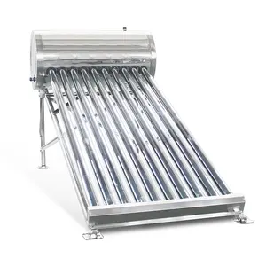 Kompletter Solar-Geysir 50L 80L 100L 150L 200L 250L 300L 500 Liter Solar-Warmwasser bereiter aus rostfreiem Stahl ohne Druck