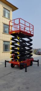 Gunting listrik seluler bersertifikasi <span class=keywords><strong>CE</strong></span> ISO, <span class=keywords><strong>Platform</strong></span> kerja udara kapasitas 450kg dalam 6m 8m 10m 12m 14m - Product Image 5