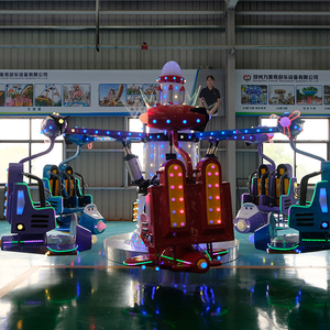 2026 New Amusement Park Ride Playground Space Time Jump Equipment Kiddie Rotating Chair Rides - Product Image 2