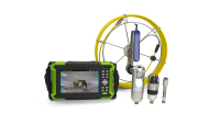 360 °   Caméra d'inspection de tuyaux rotative, système d'inspection portable pour tuyaux de diamètre DN7-800 mm