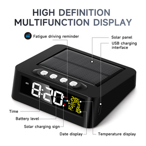 Orologio Solare con Promemoria Anti-Sonnolenza, Display della Temperatura, Sveglia Intelligente e Luminosa a LED Digitale - Product Image 3
