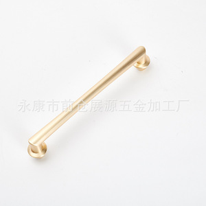 Zinc Alloy Drawer <b>Handle</b> Bar Minimalist <b>Gold</b> Plated Durable Furniture Hardware Accessory - Product Image 2