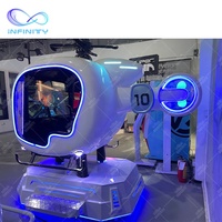 Équipement de vol de réalité virtuelle d'hélicoptère des doubles sièges VR d'avion de VR jeux de tir cinéma de l'avion 9D du simulateur 360