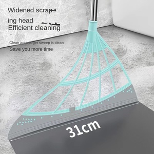 Vente en gros d'usine de <span class=keywords><strong>balai</strong></span> magique en silicone humide et sec combinaison de raclage et de balayage d'<span class=keywords><strong>eau</strong></span> de toilette domestique avec style à la main - Product Image 4