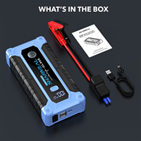 Démarreur d'urgence portable 12 V pour batterie de voiture, pour jusqu'à 10 L de diesel ou 7 L d'essence