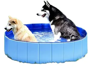 Bán buôn có thể gập lại hồ bơi xách tay PVC Pet hồ bơi ráp Dog Bath