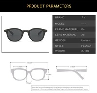 NOUVEAU Lunettes de soleil optiques super rétro, lunettes de soleil UV400, logo personnalisé, lunettes de soleil personnalisées pour hommes et femmes
