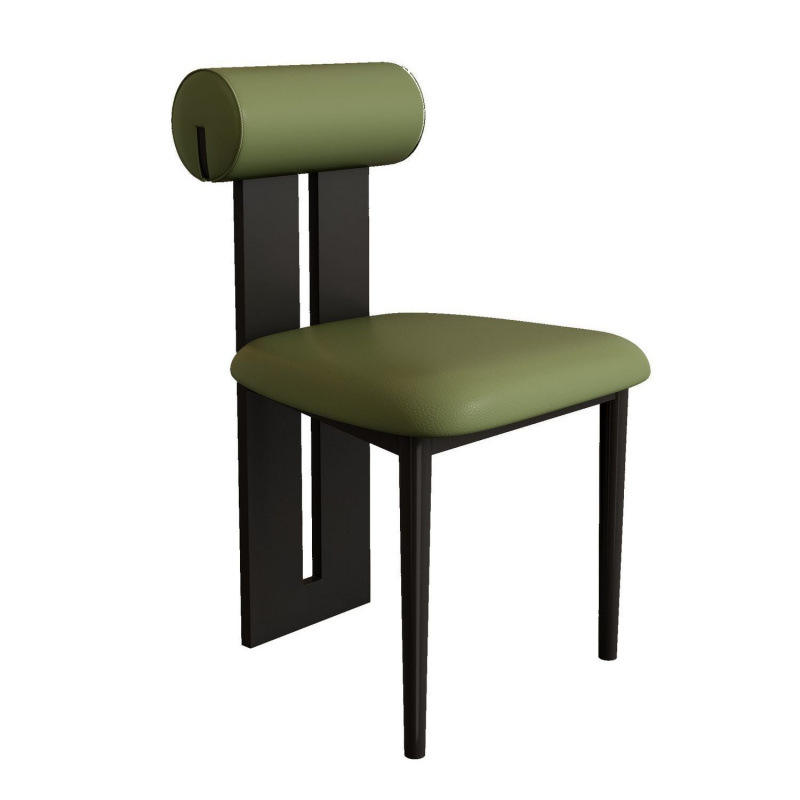 [Cuir Nappa vert de style chinois] Chaise de salle à manger SC-901 Titus