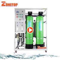 100LPH 200 LPH 500L 1000L H 1000LPH 2000 l 2 Ton 5000 GPD Mesin Pemurni Air Membran RO Sistem Filter Plant Reverse Osmosis