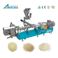 Ligne de production de granulés de riz artificiels par extrusion, équipement de séchage, contrôle PLC, 200-1000 kg/h