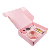 En stock : Kit Matcha rose, bol à matcha en céramique Chawan, fouet, ensemble Matcha rose clair