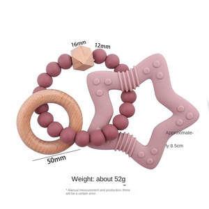 Nouveaux produits <span class=keywords><strong>pour</strong></span> bébé Cartoon Stars Tooth Gum <span class=keywords><strong>Jouet</strong></span> de dentition en silicone <span class=keywords><strong>pour</strong></span> bébé - Product Image 5