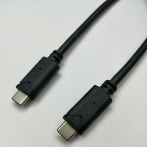 Lung Kay Type C Data <b>Cable</b> 1m Fast Charging For Mobile Phone Black PVC Jacket Weaving Shielding - Product Image 2