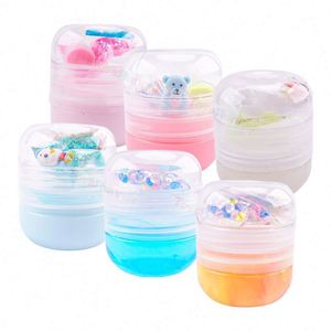 Kit de Slime Transparente y Esponjoso de Bajo Precio, Juguete de Helado DIY, Arcilla Blanda, Juguetes de Plástico para Niños de 3+ Años, Unisex - Product Image 1