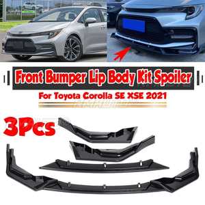 สปอยเลอร์กันชนหน้ารถยนต์แบบ 3 ชิ้น ชุดแต่งสเกิร์ตหน้า สำหรับ Toyota Corolla SE XSE 2021 - Product Image 1
