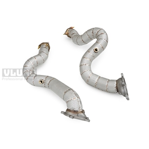 Section de tête d'échappement en acier inoxydable haute performance avec couche d'isolation thermique pour <span class=keywords><strong>Audi</strong></span> <span class=keywords><strong>RS6</strong></span>/RS7/S6/S7 C7 4.0T - Product Image 4