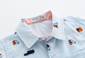 Service d'expédition porte-à-porte Chine-Royaume-Uni Nouvelle chemise boutonnée haut de gamme pour garçons avec motif de voiture de dessin animé - Product Image 2