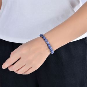 Pulsera de Piedra Natural con Cuentas de Vidrio Coloridas, Amistad y Solidaridad, Precio por Nivel, Empaque Antideslustre - Product Image 4