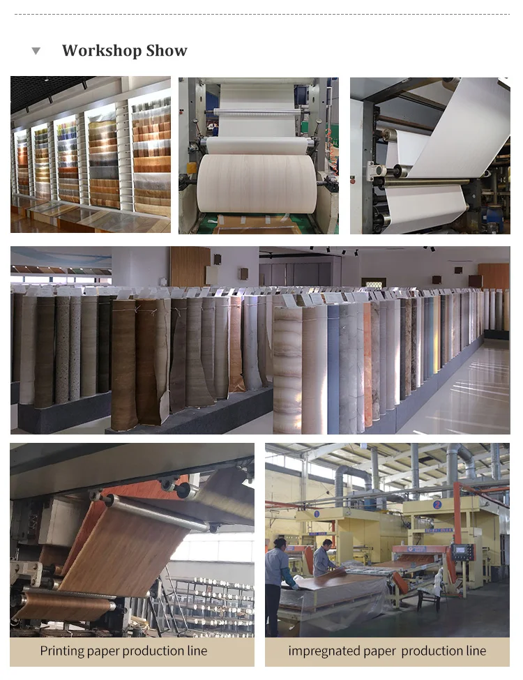 Wood Grain Melamine Decorative ba<i></i>se printing Paper For Mdf/plywood/partical Board/blockboar film