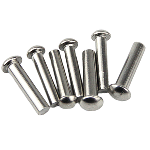 En Stock, Remaches de Acero Semitubulares de 35 mm con Cabeza Plana, Venta al Por Mayor Directa de Fábrica para Suministro de Ensamblaje de Electrodomésticos - Product Image 1