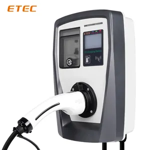 Зарядная станция переменного тока ETEC EKEC1 Mode3 для зарядки NEV однофазная 32 А 7,3 кВт с кабелем RCCB(RCD) и 5 м