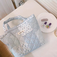 Sac fourre-tout matelassé écologique avec logo imprimé personnalisé Sac à provisions en coton gonflé réutilisable et pliable Sac fourre-tout cadeau pour femme à imprimé personnalisé avec propre design