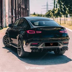 Kit de carrosserie en fibre de carbone sèche pour <span class=keywords><strong>Mercedes</strong></span> Benz GLE63 Coupé, mise à niveau vers le style B, lèvre avant, diffuseur arrière, kit de pièces automobiles - Product Image 5