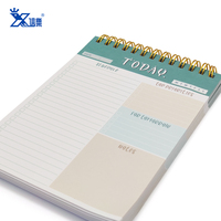 Venta caliente a granel bobina de metal planificador diario cuadernos taccuino espiral personalizada arrancar Bloc de notas para hacer lista Bloc de notas para estudiantes