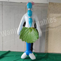 Wanjun personnalisé 2.5 m Pvc gonflable Animal piscine jouet gonflable Sexy fille avec SPH pour piscine