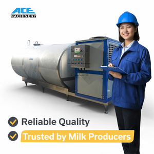Machine automatique de pasteurisation du lait liquide avec réfrigérateur, prix usine, dotée de composants essentiels : moteur et roulement - Product Image 3