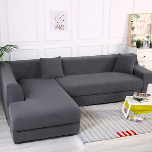 <span class=keywords><strong>Housse</strong></span> de canapé en peluche polaire élastique magique extensible en forme de L pour la chambre à coucher, meilleures ventes - Product Image 4