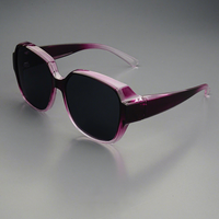 Nouvelles Lunettes de Soleil Clip-On Unisexe Polarisées Anti-UV400 en TR90, Grande Monture Portable Multi-Usages, Tendance, pour Verres Correcteurs