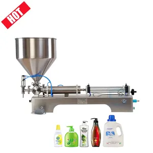 Máquina de enchimento de garrafa pneumática de 10ml/30 ml, máquina de enchimento de leite líquido