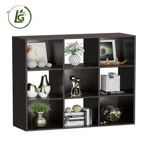 Legend Custom Wood Bookcase Storage Shelves Multipurpose Storage Adjustable Shelves Stand Bamboo Bookshelf for Home Office