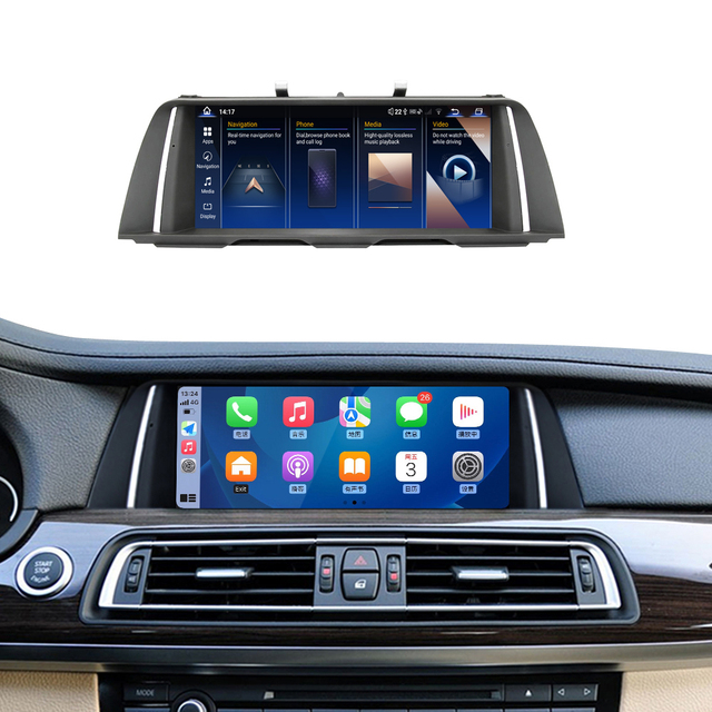 Snapdragon Multimedia Radio F10 Android Display for BMW 5 Series F10 X3 X4 X5 X6 CIC NBT Car Multimedia Screen Carplay 4G WIFI
