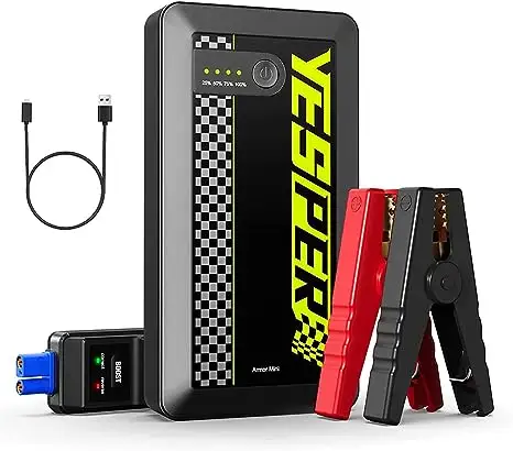 Yesper Pantser Mini Goedkope Prijs 12V 1500a Start Huidige Jumpstarter Booster Auto Batterij Met Power Bank